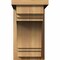 Ekena Millwork Pescadero Rough Sawn Corbel w/Backplate, Western Red Cedar, 8"W x 14"D x 14"H COR08X14X14PEC01RWR - alternate 3